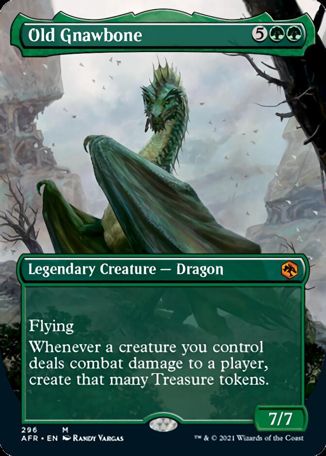 Old Gnawbone (Borderless Alternate Art) [Dungeons & Dragons: Adventures in the Forgotten Realms] - PokeCharles PokeStore