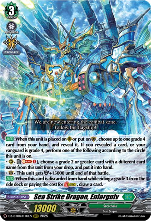 Sea Strike Dragon, Enlargulv (DZ-BT06/016EN) [Generation Dragenesis] - PokeCharles PokeStore