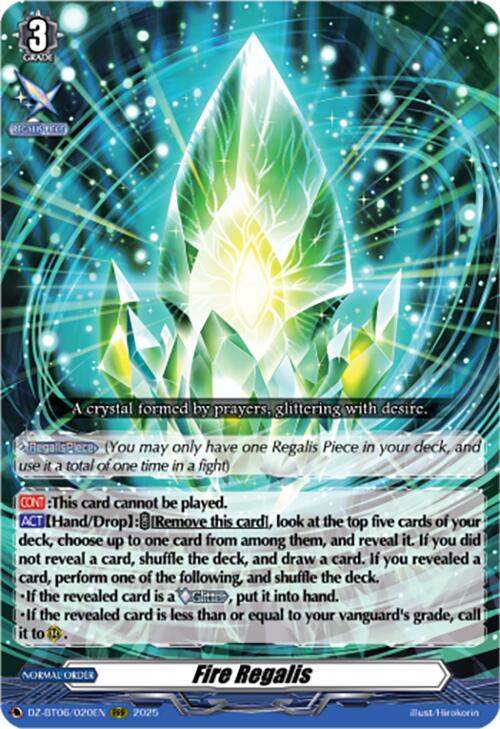 Fire Regalis (DZ-BT06/020EN) [Generation Dragenesis] - PokeCharles PokeStore