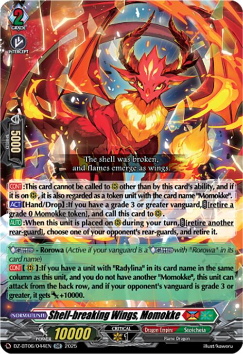 Shell-breaking Wings, Momokke (DZ-BT06/044EN) [Generation Dragenesis] - PokeCharles PokeStore