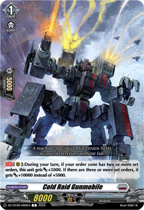 Cold Raid Gunmobile (DZ-BT06/089EN) [Generation Dragenesis]