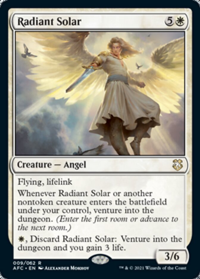 Radiant Solar [Dungeons & Dragons: Adventures in the Forgotten Realms Commander] - PokeCharles PokeStore