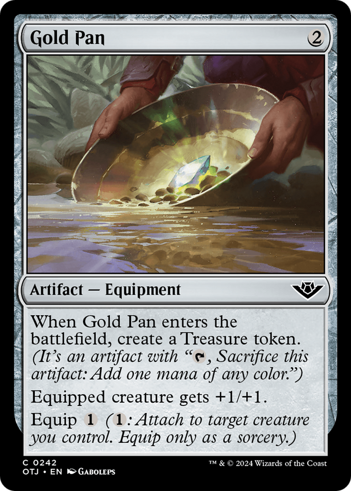 Gold Pan [Outlaws of Thunder Junction] - PokeCharles PokeStore