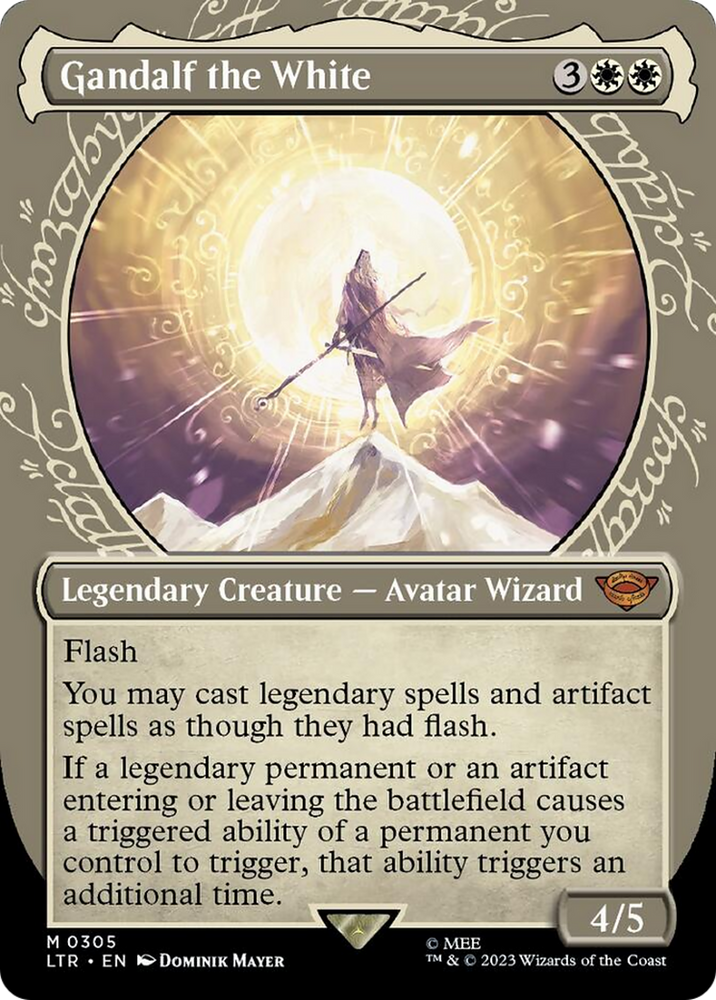 Gandalf the White (Showcase Ring Frame) [The Lord of the Rings: Tales of Middle-Earth] - PokeCharles PokeStore