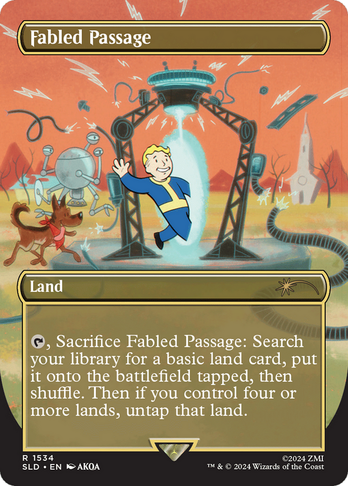 Fabled Passage (1534) (Rainbow Foil) [Secret Lair Drop Series] - PokeCharles PokeStore
