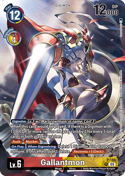 Gallantmon [P-186] (BT-21: Illustration Celebration Pack) [World Convergence] - PokeCharles PokeStore