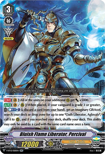 Bluish Flame Liberator, Percival (V-BT12/020EN) [Divine Lightning Radiance] - PokeCharles PokeStore
