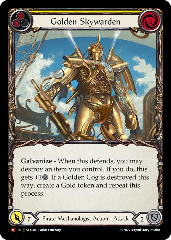 Golden Skywarden [SEA004] (High Seas) - PokeCharles PokeStore