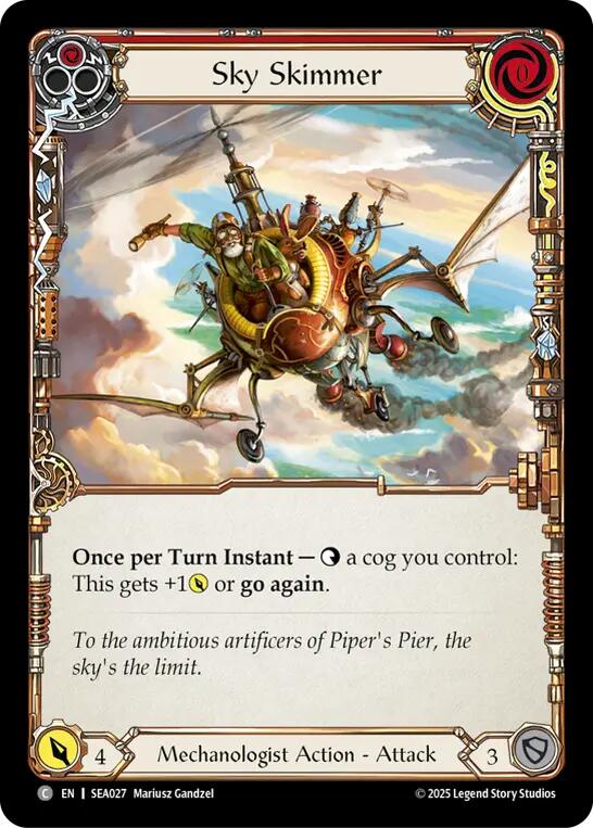 Sky Skimmer (Red) [SEA027] (High Seas) - PokeCharles PokeStore