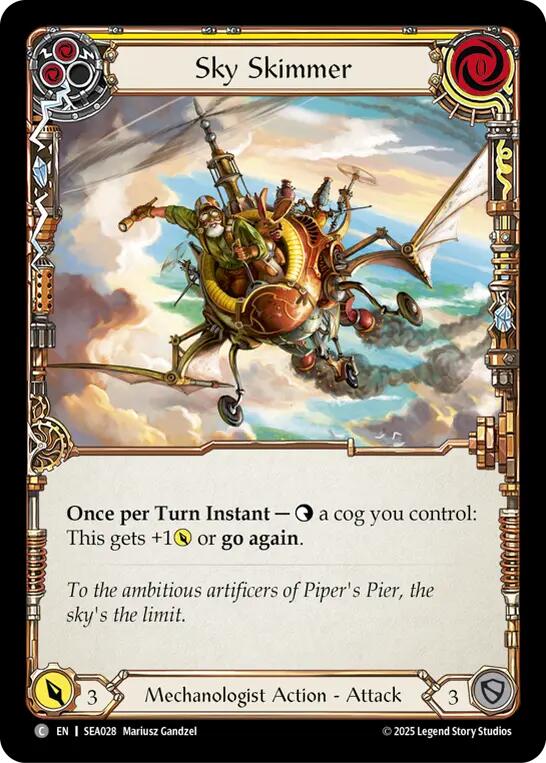 Sky Skimmer (Yellow) [SEA028] (High Seas) - PokeCharles PokeStore