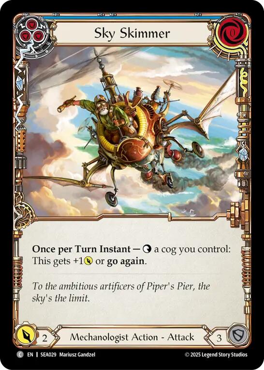 Sky Skimmer (Blue) [SEA029] (High Seas) - PokeCharles PokeStore