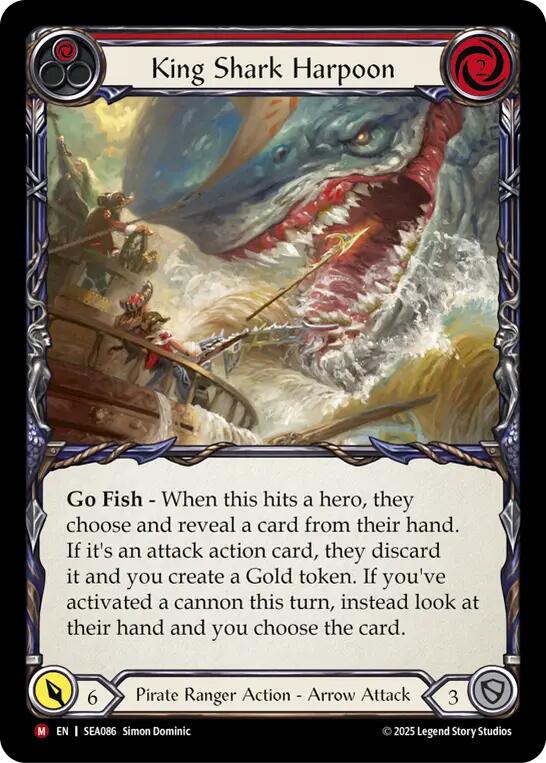 King Shark Harpoon [SEA086] (High Seas) - PokeCharles PokeStore