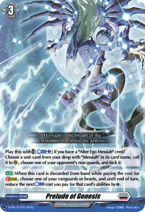 Prelude of Genesis (D-PR/757EN) [D Promo Cards] - PokeCharles PokeStore