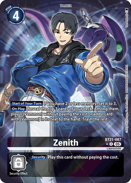 Zenith [BT21-087] (Alternate Art) [World Convergence] - PokeCharles PokeStore