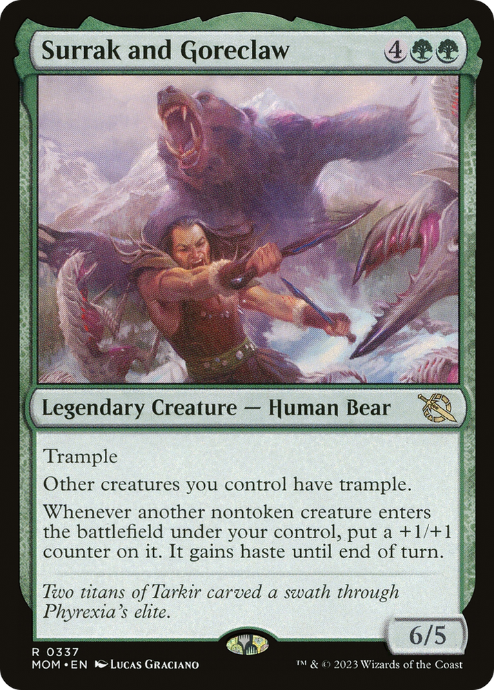 Surrak and Goreclaw [March of the Machine] - PokeCharles PokeStore