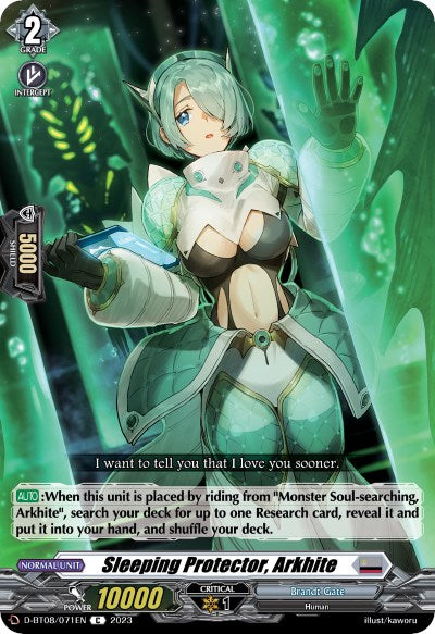 Sleeping Protector, Arkhite (D-BT08/071EN) [Minerva Rising] - PokeCharles PokeStore