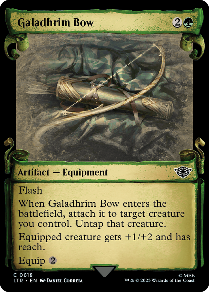 Galadhrim Bow [The Lord of the Rings: Tales of Middle-Earth Showcase Scrolls] - PokeCharles PokeStore