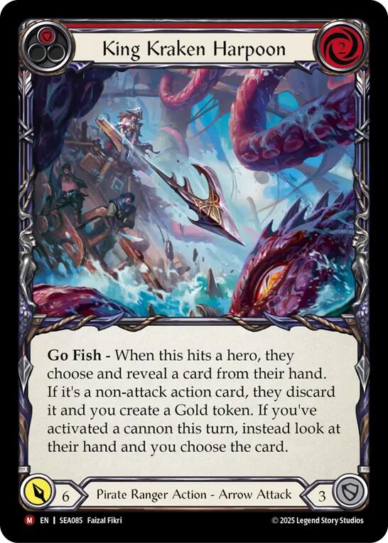 King Kraken Harpoon (Regular) [SEA085] (High Seas) - PokeCharles PokeStore