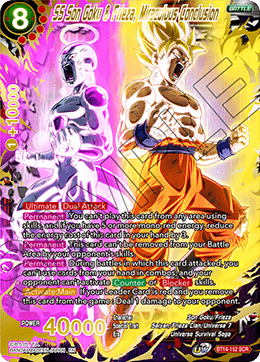 SS Son Goku & Frieza, Miraculous Conclusion (BT14-152) [Cross Spirits] - PokeCharles PokeStore