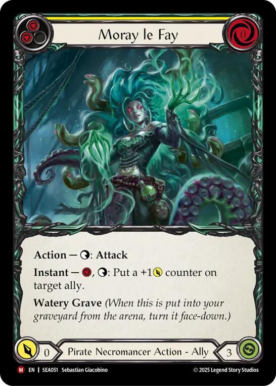Moray le Fay [SEA051] (High Seas) - PokeCharles PokeStore