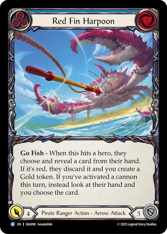 Red Fin Harpoon [SEA090] (High Seas) - PokeCharles PokeStore