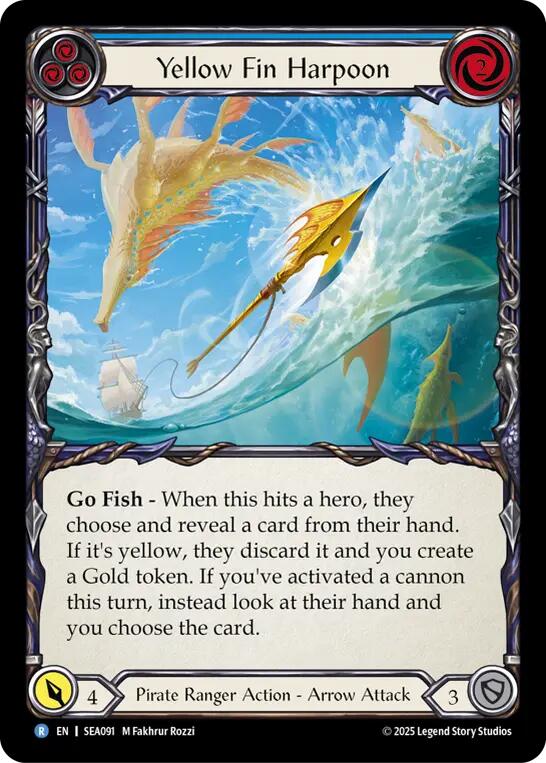 Yellow Fin Harpoon [SEA091] (High Seas) - PokeCharles PokeStore