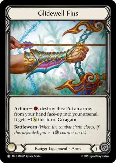 Glidewell Fins [SEA097] (High Seas) - PokeCharles PokeStore
