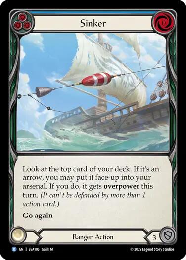 Sinker [SEA105] (High Seas) - PokeCharles PokeStore