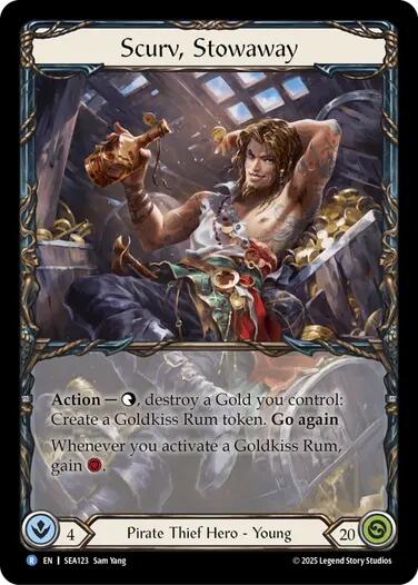 Scurv, Stowaway [SEA123] (High Seas) - PokeCharles PokeStore