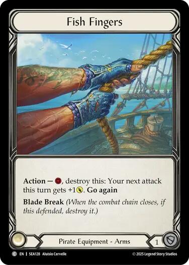 Fish Fingers [SEA128] (High Seas) - PokeCharles PokeStore