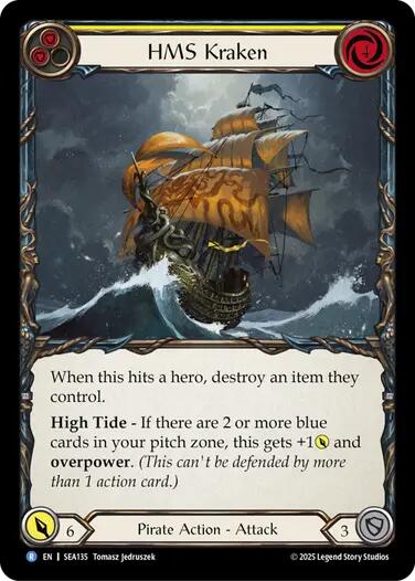 HMS Kraken [SEA135] (High Seas) - PokeCharles PokeStore
