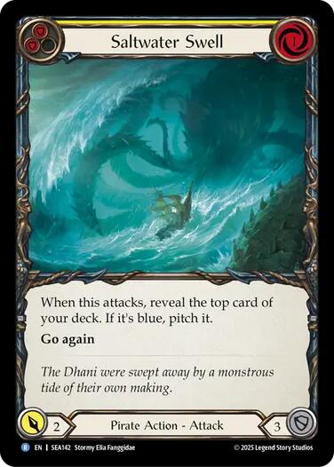 Saltwater Swell (Yellow) [SEA142] (High Seas) - PokeCharles PokeStore