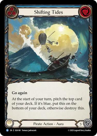 Shifting Tides [SEA148] (High Seas)  Rainbow Foil - PokeCharles PokeStore