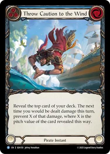 Throw Caution to the Wind [SEA150] (High Seas) - PokeCharles PokeStore