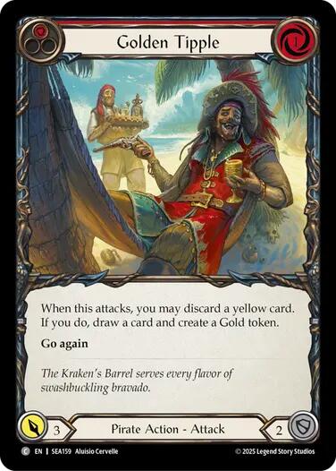 Golden Tipple (Red) [SEA159] (High Seas) - PokeCharles PokeStore