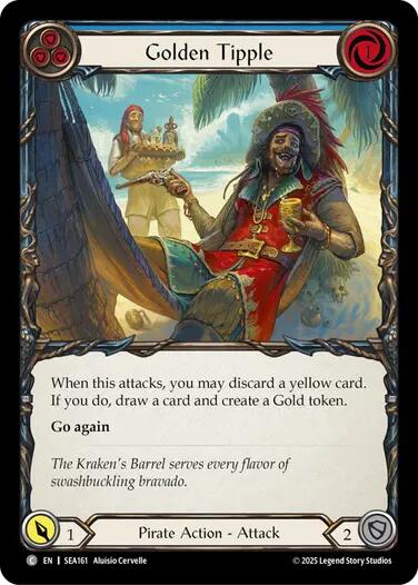 Golden Tipple (Blue) [SEA161] (High Seas) - PokeCharles PokeStore