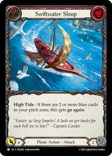 Swiftwater Sloop (Red) [SEA166] (High Seas) - PokeCharles PokeStore