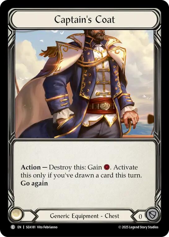 Captain's Coat [SEA181] (High Seas) - PokeCharles PokeStore
