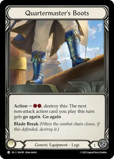 Quartermaster's Boots [SEA185] (High Seas) - PokeCharles PokeStore