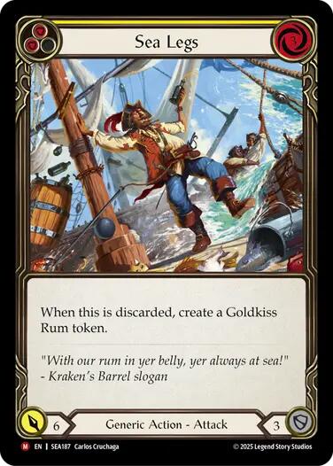 Sea Legs [SEA187] (High Seas) - PokeCharles PokeStore