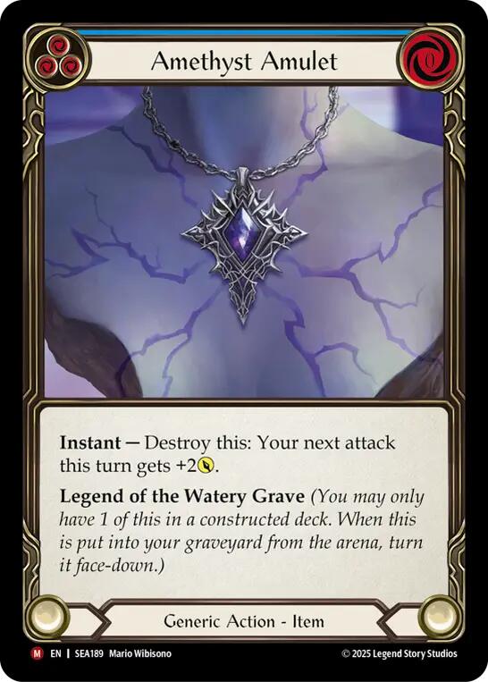 Amethyst Amulet [SEA189] (High Seas) - PokeCharles PokeStore