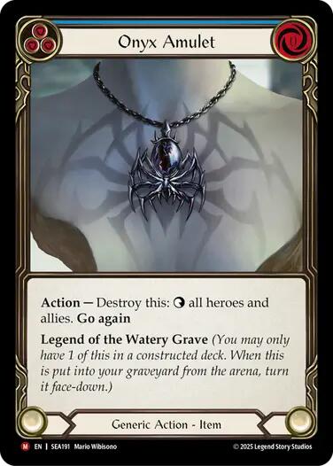 Onyx Amulet [SEA191] (High Seas) - PokeCharles PokeStore