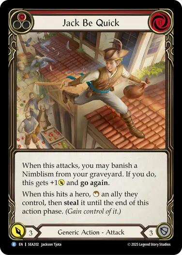 Jack Be Quick [SEA202] (High Seas)  Rainbow Foil - PokeCharles PokeStore