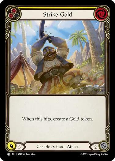 Strike Gold (Yellow) [SEA230] (High Seas) - PokeCharles PokeStore