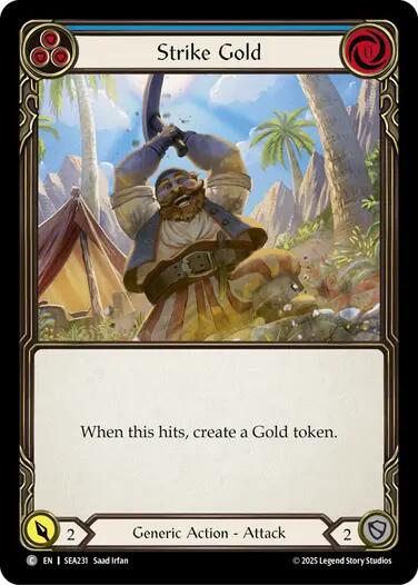 Strike Gold (Blue) [SEA231] (High Seas) - PokeCharles PokeStore