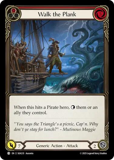 Walk the Plank (Red) [SEA235] (High Seas) - PokeCharles PokeStore