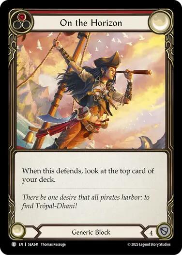 On the Horizon (Red) [SEA241] (High Seas) - PokeCharles PokeStore