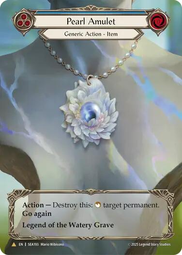 Pearl Amulet (Treasure) [SEA193] (High Seas)  Cold Foil - PokeCharles PokeStore