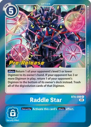 Raddle Star [BT6-098] [Double Diamond Pre-Release Cards] - PokeCharles PokeStore