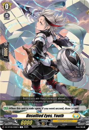 Unsullied Eyes, Youth (DZ-BT08/098EN) [Knights 0f Rebirth] - PokeCharles PokeStore